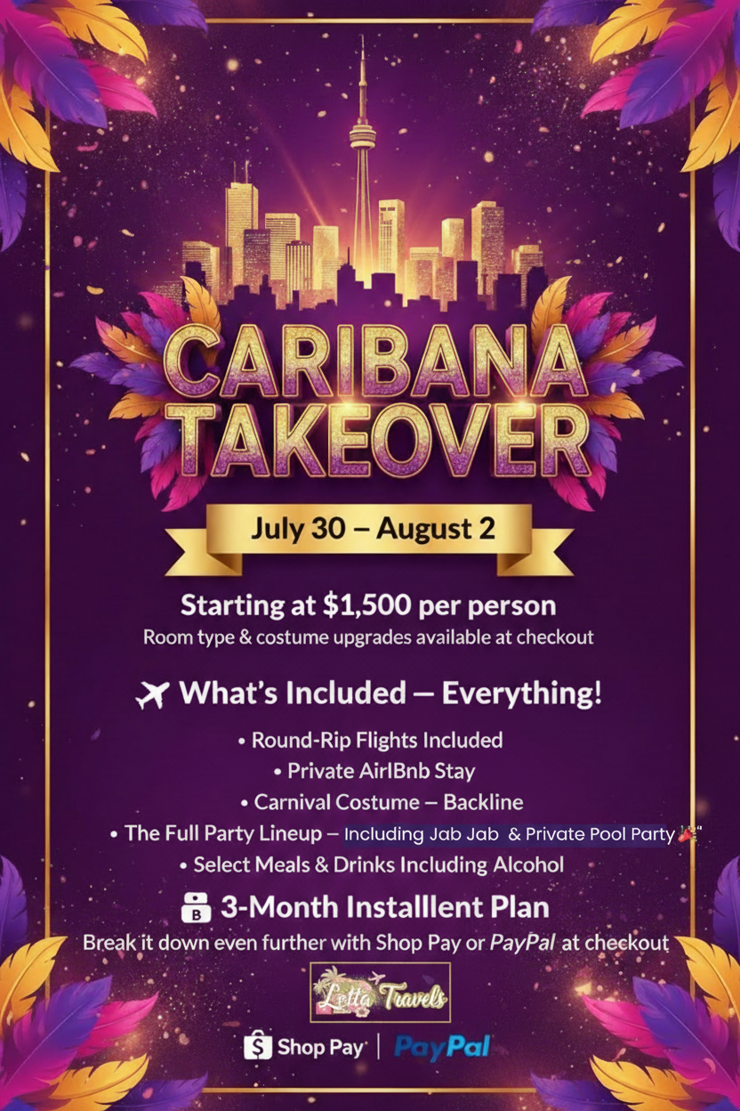 Caribana Takeover with Lotta Travels Logo
