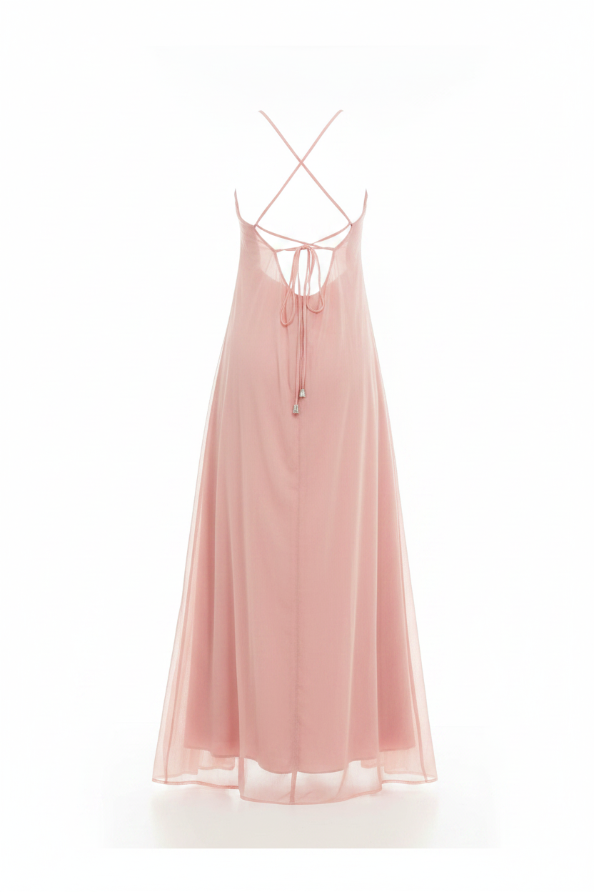 Blush Hour Maxi - Back Ghost