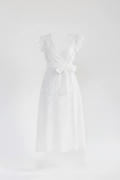 Easy Day Maxi Dress - White Front Ghost