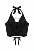 Shadow Cowl Set - Crop Top Flat