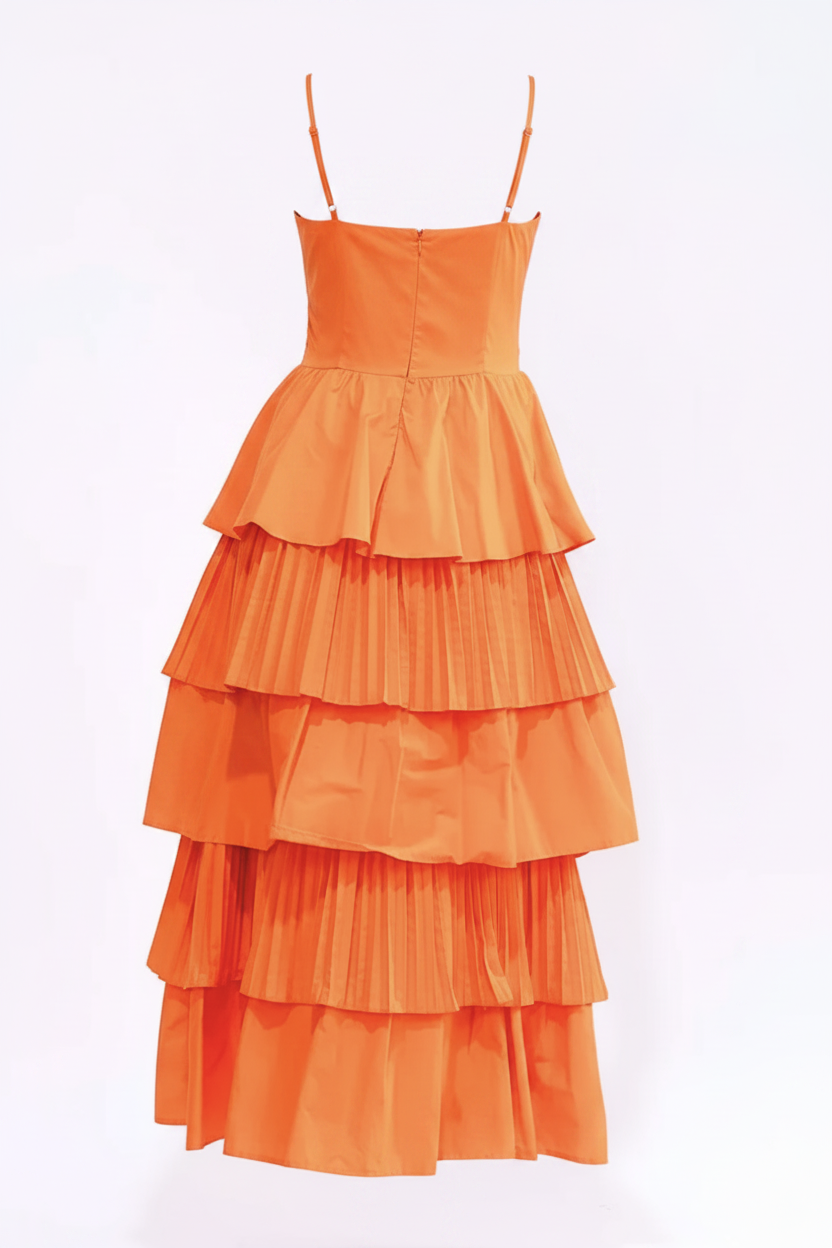 Citrus Dream Maxi Dress - Back Ghost
