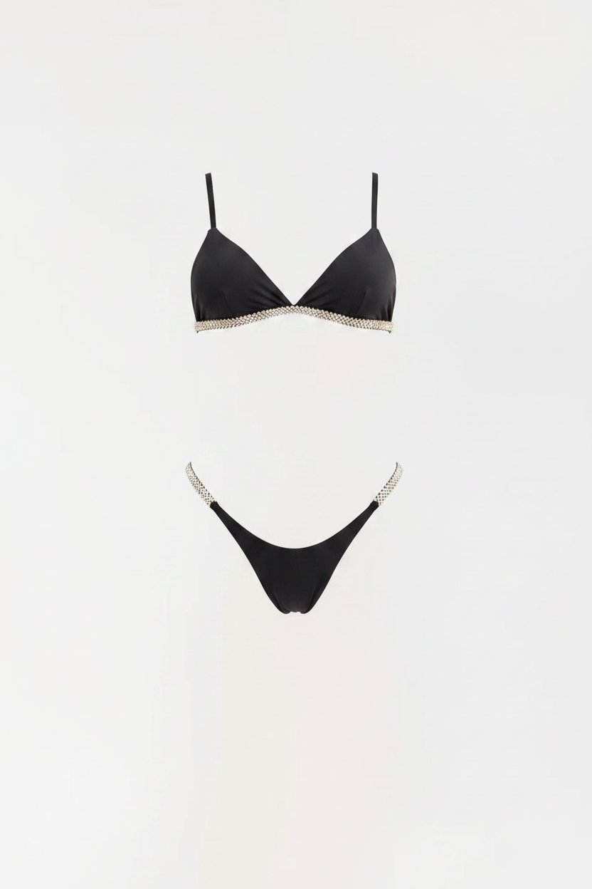 Rhinestone Bikini Set - Full